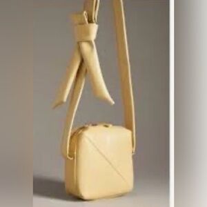 Maeve Butter Yellow Boxy Crossbody Bag